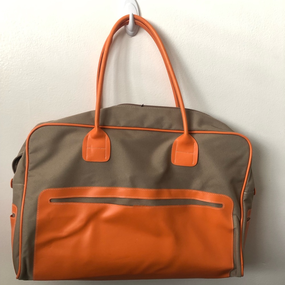 VTG 90’s Estee Lauder Canvas/vinyl Travel Duffle